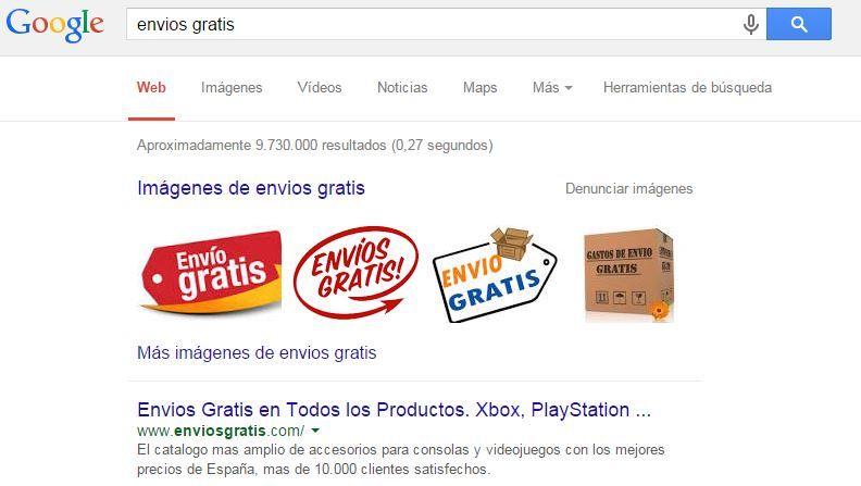 Ejemplo posicionamiento SEO